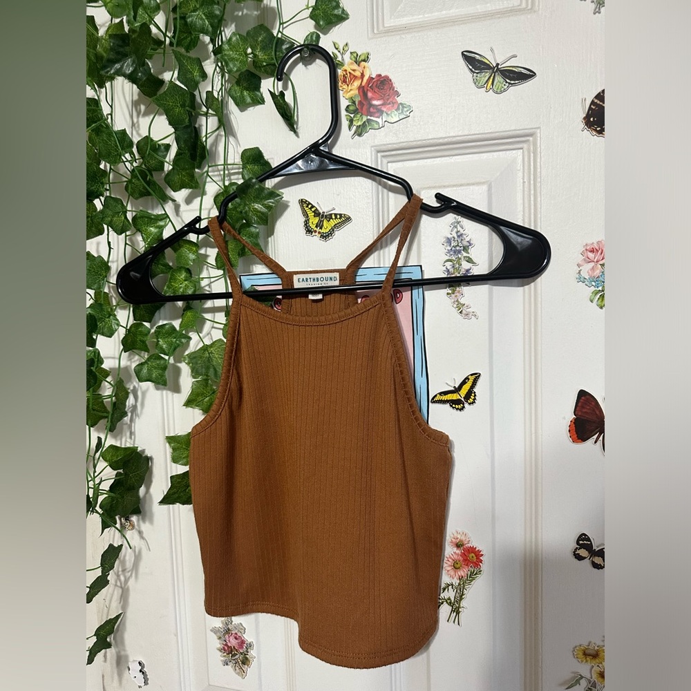Brown tank top